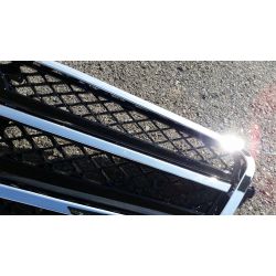Calandre pour Mercedes Classe E W212 - Noire Chrome