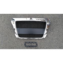 Calandre noire chrome pour Audi A3 2008-2012 - RS3 Style