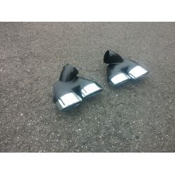 Sorties de pot d'échappement 2x2 pour Mercedes classe E Diesel