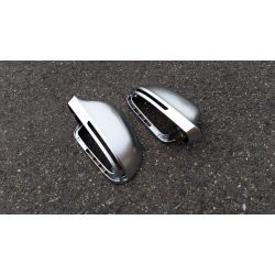 Coques de rétroviseurs pour Audi A6 2008-2010 - Alu matte style S6 RS6