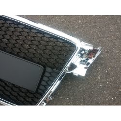 Calandre noire chrome pour Audi A4 8K 2008-2012 - RS4 Style