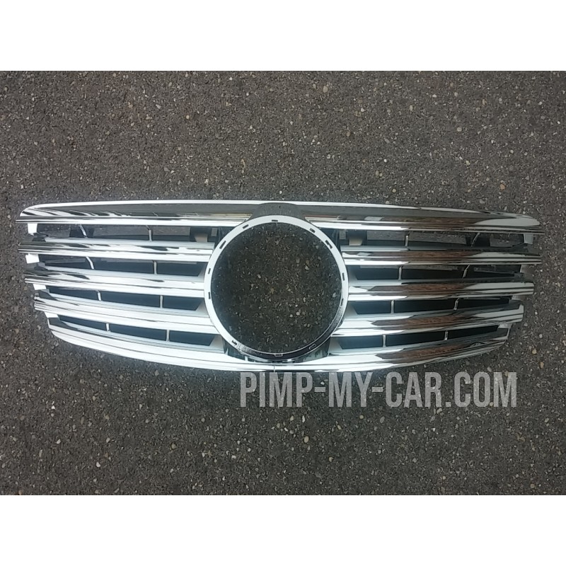 Calandre pour Mercedes Classe E W211 2002-2006 - Chrome