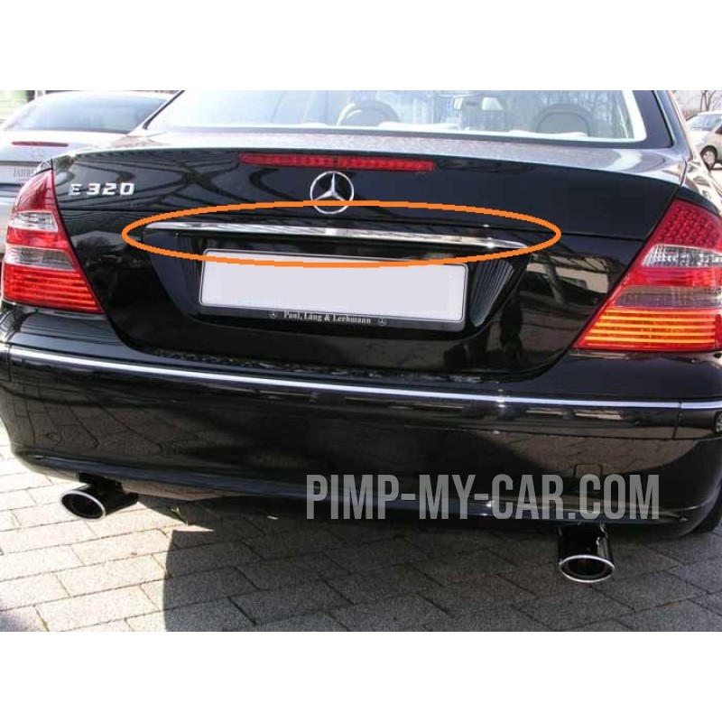 Baguette de coffre chrome pour Mercedes classe E W211 2002-2006