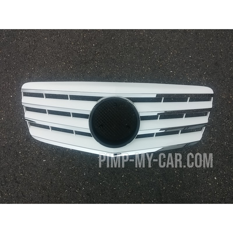 Calandre pour Mercedes Classe E W211 2007-2009 - Chrome Calandre pour Mercedes Classe E W211 2007-2009 - Chrome