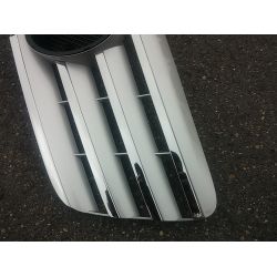 Calandre pour Mercedes Classe E W211 2007-2009 - Argent Chrome