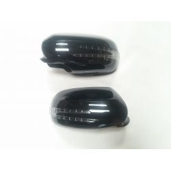 Coques de rétroviseurs led pour Mercedes classe E W211 07-09 - Noir