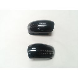 Coques de rétroviseurs led pour Mercedes classe E W211 02-06 - Noir