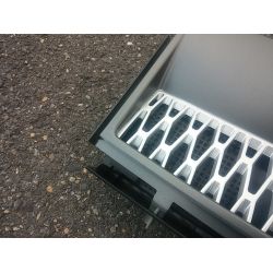 Grilles d'aile Range Rover L322 2002-2010 gray contour / silver mesh look 2010 autobiography