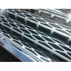 Calandre Range Rover L322 2006-2008 Chrome frame + Silver mesh