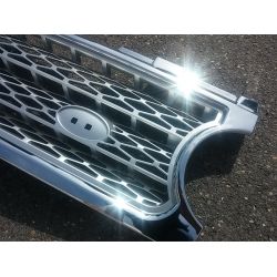 Calandre Range Rover L322 2006-2008 Chrome frame + Silver mesh