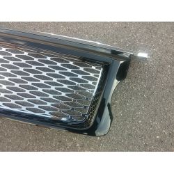 Calandre pour Range pour Rover Sport L320 noir chrome