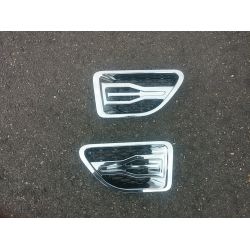 Grilles d'aile pour Range pour Rover Sport Hawke style chrome noir