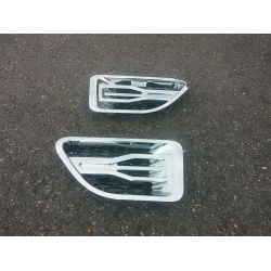 Grilles d'aile pour Range pour Rover Sport Hawke style chrome noir