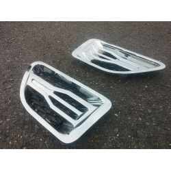 Grilles d'aile pour Range pour Rover Sport Hawke style chrome noir