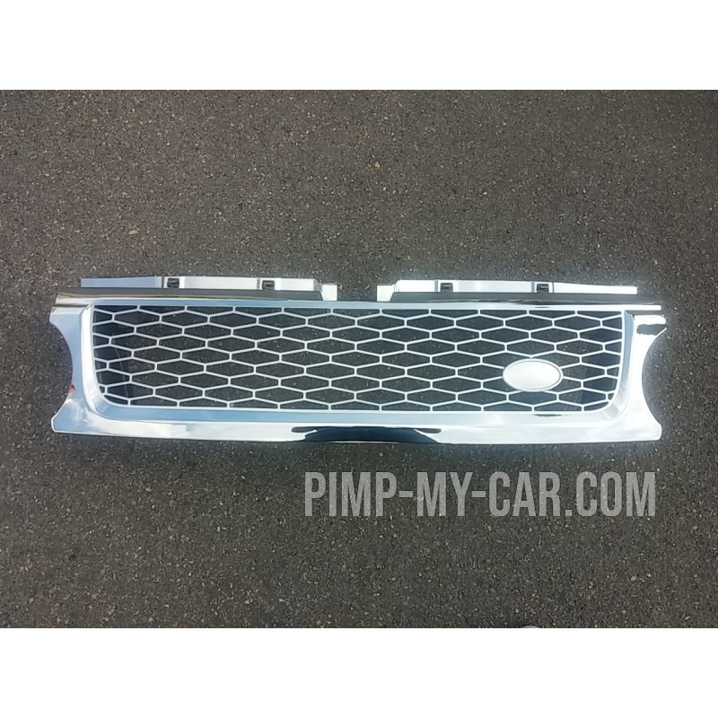 Calandre pour Range pour Rover Sport Autobiography style chrome argent