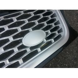 Calandre pour Range pour Rover Sport 2010-2013 - Noir argent argent