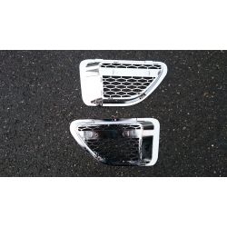 Grilles d'aile pour Range Rover Sport chrome