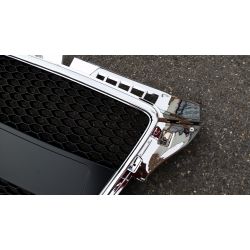 Calandre noire chrome pour Audi A3 2008-2012 - RS3 Style