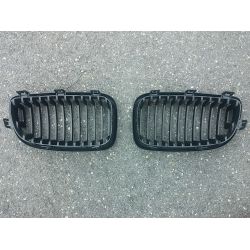 Calandre pour BMW Série 1 LCI 2008-2011 - Noire Matte