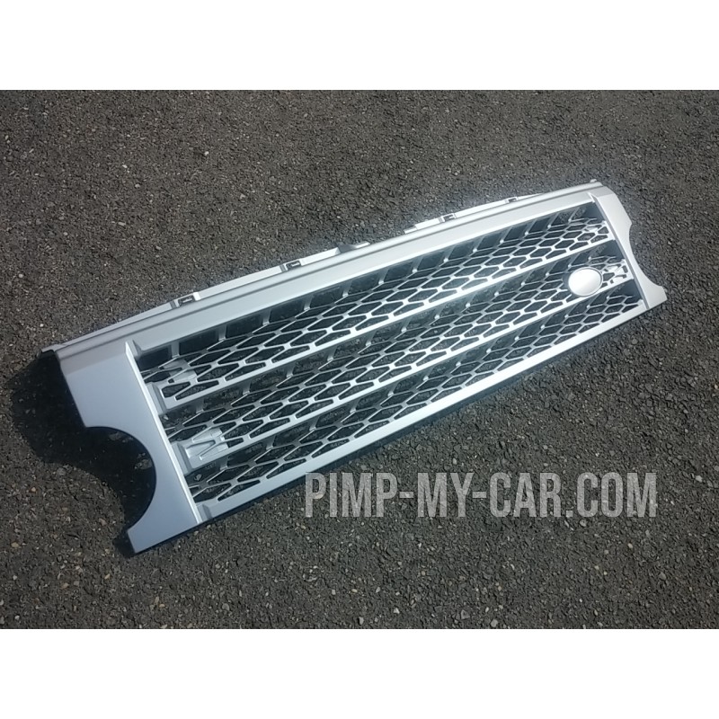 Calandre pour Land Rover Discovery 3 argent look Supercharged