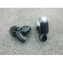 Sorties de pot d'échappement 2x2 pour Mercedes classe E Diesel