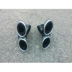 Sorties de pot d'échappement 2x2 pour Mercedes classe E Diesel