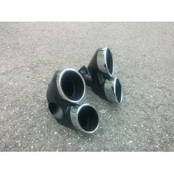 Sorties de pot d'échappement 2x2 pour Mercedes classe E Diesel